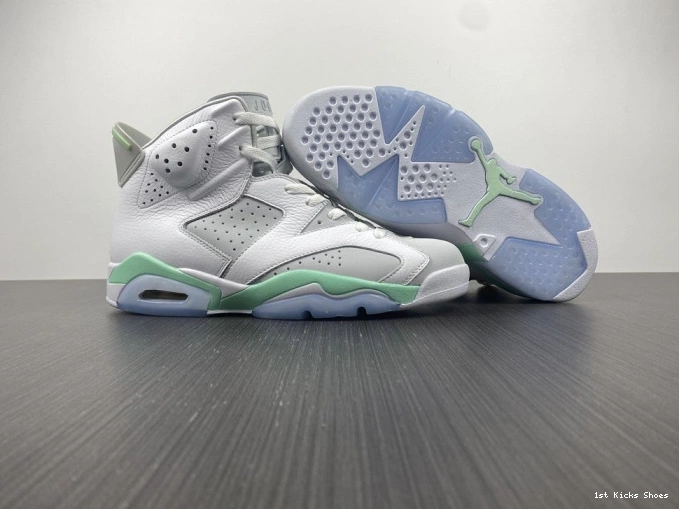 1st Kicks Jordan Mint Foam Air 6 DQ4914-103 WMNS 0724